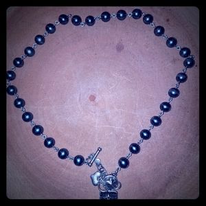 Onyx pearl Cabi necklace